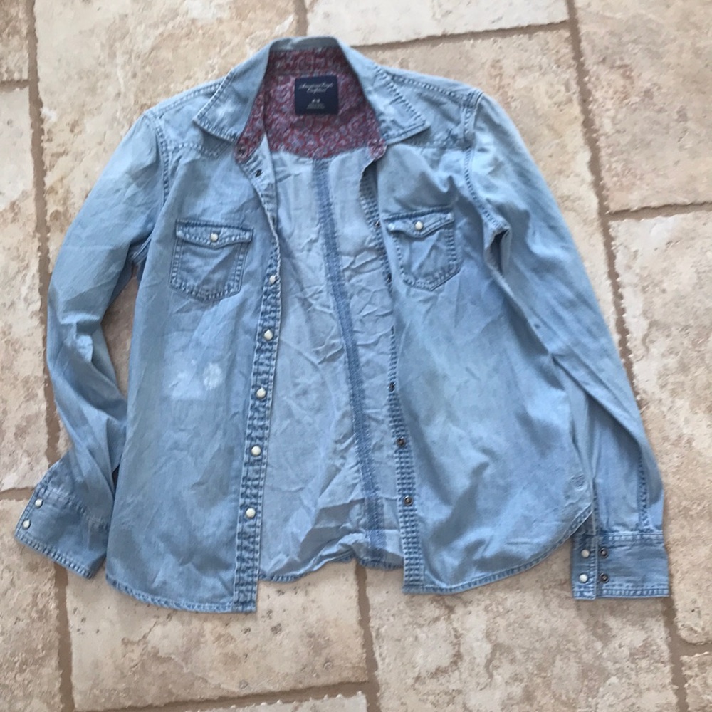 American Eagle Denim Shirt